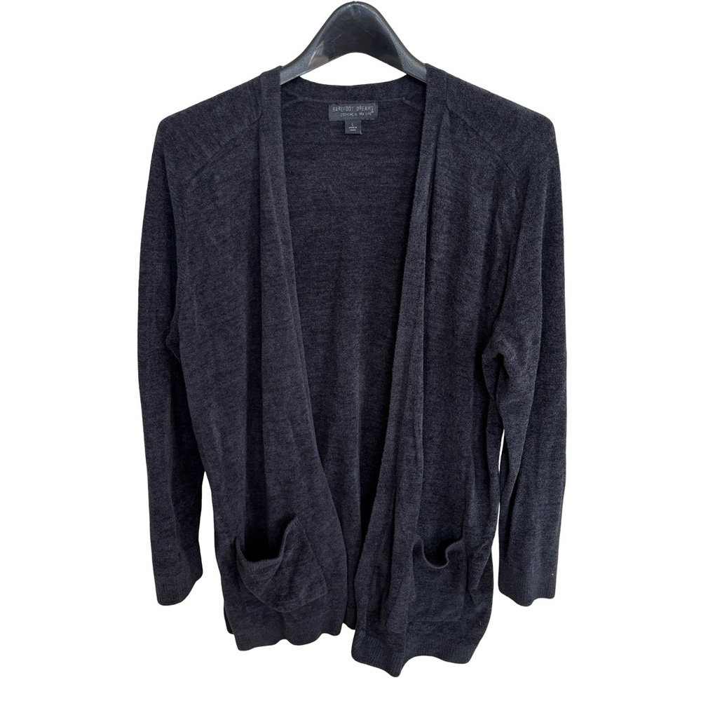 Barefoot Dreams Cozychic Ultra Lite Knit Cardigan Sz L